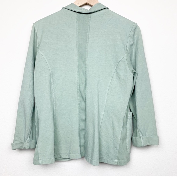 Inizio by Portolle Sage Green Blazer Jacket Italy - Picture 3 of 5